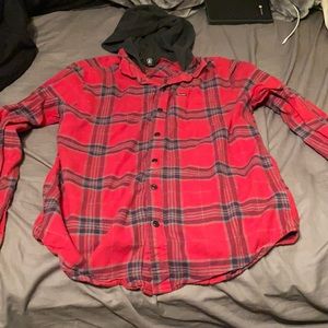 Volcom M flannel jacket, great condition